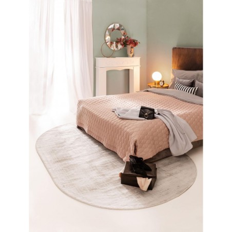 Viskoos VAIP Ovaalne Nova helehall 150x230 cm