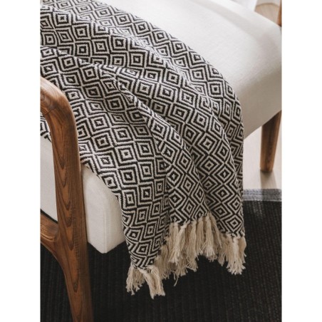 puuvilla blanket Jasmin must 125x150 cm | FreshDesign.ee