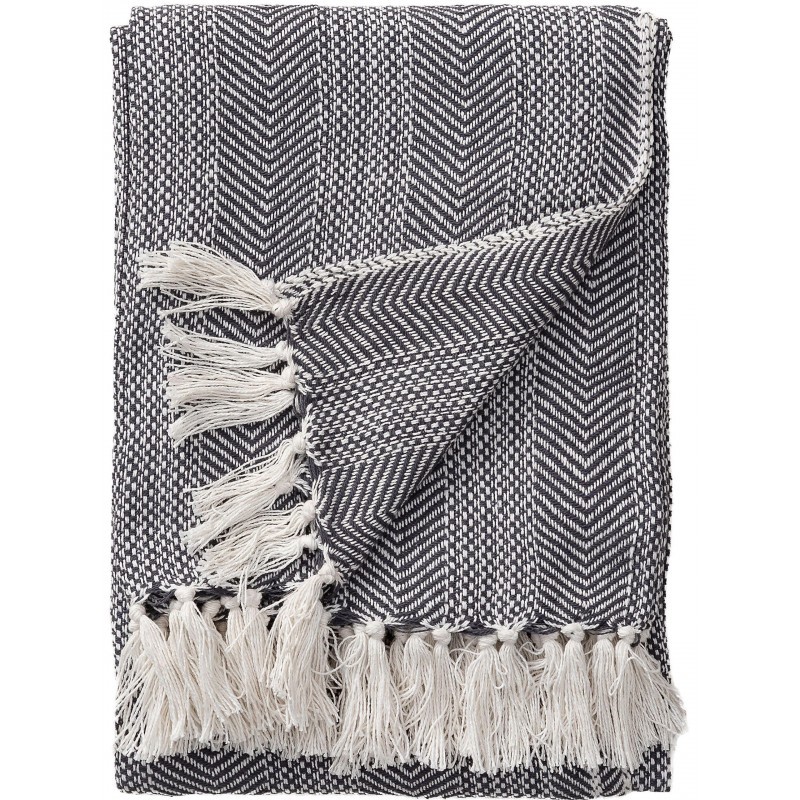 puuvilla blanket Alisea süsi 125x150 cm | FreshDesign.ee