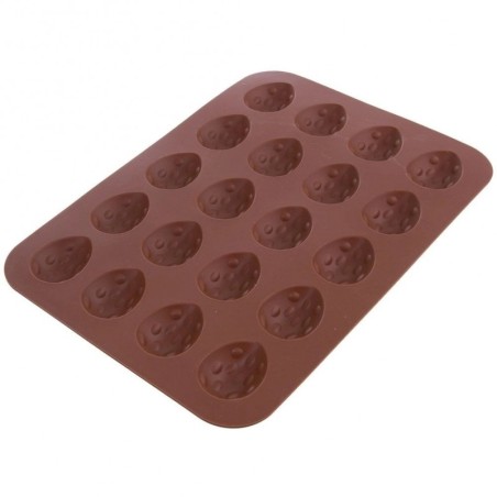 Pruun silikoonist küpsisevorm pähklitega SILLINIE