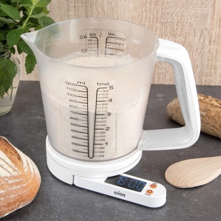 Mõõdutopsiga köögikaal 5 kg, 1, 2 liitrit