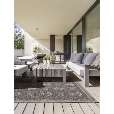 SISE- JA VÄLISVAIP River sinine 100x150 cm