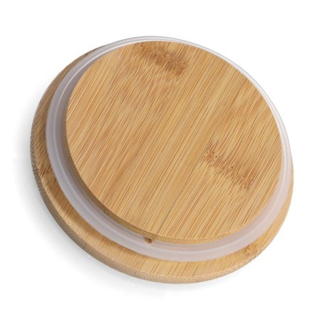 Hoiunõu bambus kaanega, 730 ml, kivikeraamika, hall