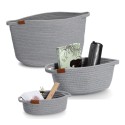 Hoiukorv, puuvill/polüester, hall | FreshDesign.ee