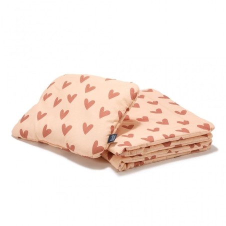 Tekk 110x140 cm + padi 40x60 cm, HEARTBEAT PINK | FreshDesign.ee