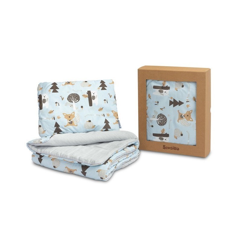 Beebi teki ja padja komplekt, sinine | FreshDesign.ee