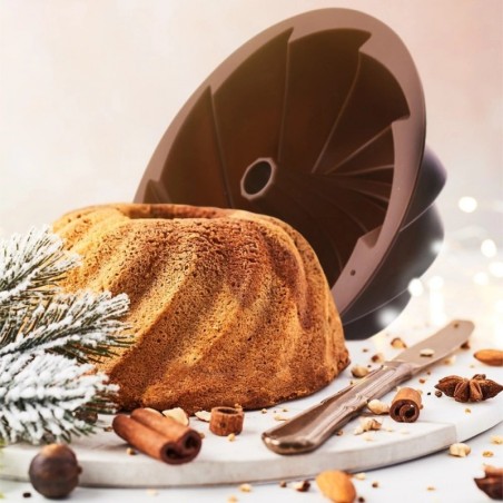 Silikoonist koogivorm lillekorstnaga SILLINIE 23,5 cm