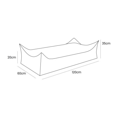 Ristkülik tumba lastele Aesthetic, pruun | FreshDesign.ee