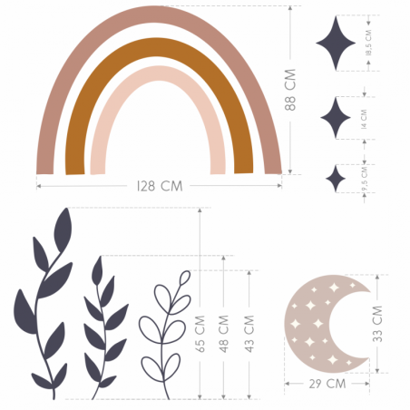 Seinakleebis Vikerkaar lisadega | FreshDesign.ee