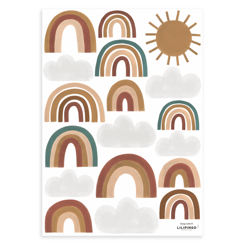 Seinakleebis SUNNY vikerkaared | FreshDesign.ee