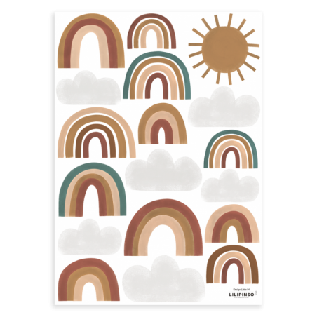 Seinakleebis SUNNY vikerkaared | FreshDesign.ee