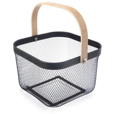 RADKA mustast metallist hoiukorv 27x24,5x17,5 cm | FreshDesign.ee