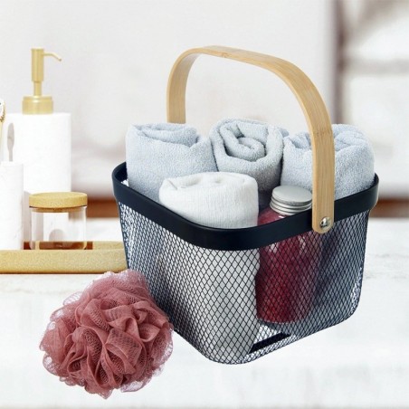 RADKA mustast metallist hoiukorv 27x24,5x17,5 cm | FreshDesign.ee