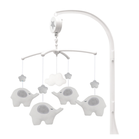 Voodikarussell muusikaga, elevandid | FreshDesign.ee