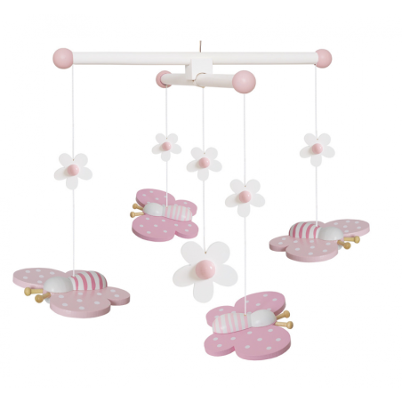 Beebi puidust Voodikarussell, liblikad | FreshDesign.ee