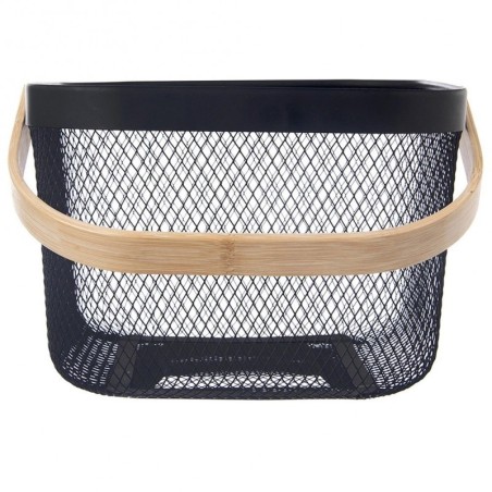 RADKA mustast metallist hoiukorv 27x24,5x17,5 cm | FreshDesign.ee