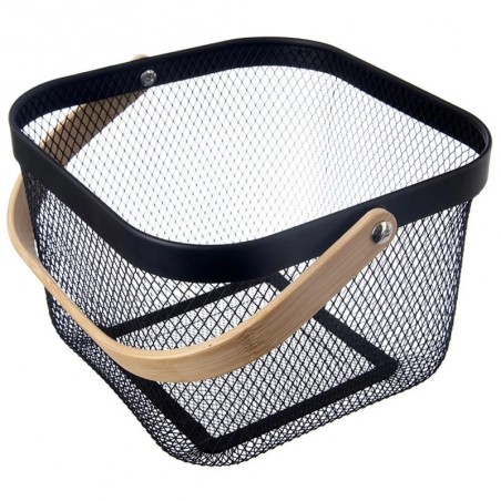 RADKA mustast metallist hoiukorv 27x24,5x17,5 cm | FreshDesign.ee