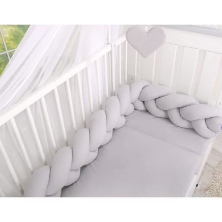 Punutud voodipehmendus 180 cm, hall | FreshDesign.ee