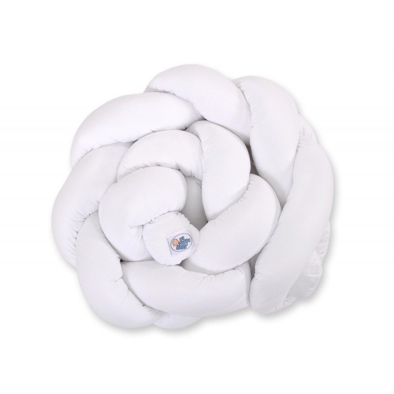 Punutud voodipehmendus 180 cm, valge | FreshDesign.ee