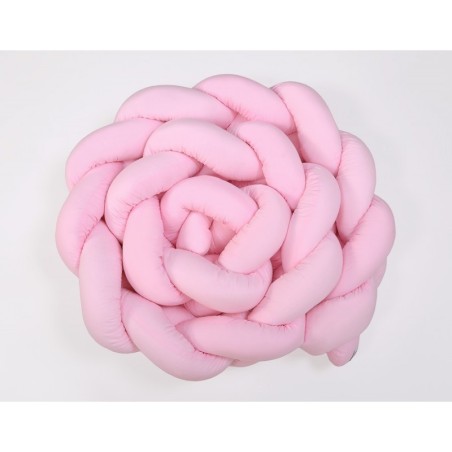 Punutud voodipehmendus XXL 360 cm, roosa