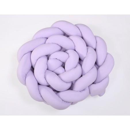 Punutud voodipehmendus XXL 360 cm, lilla