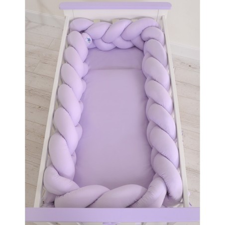 Punutud voodipehmendus XXL 360 cm, lilla | FreshDesign.ee