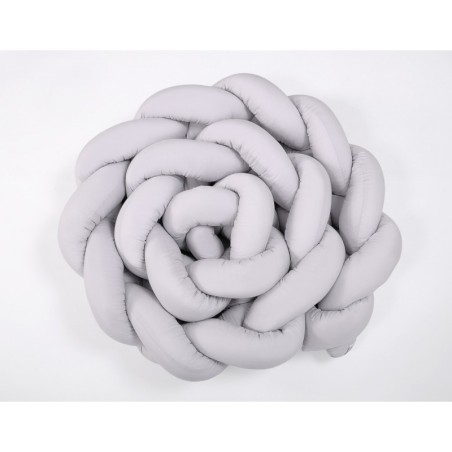 Punutud voodipehmendus XXL 360 cm, hall