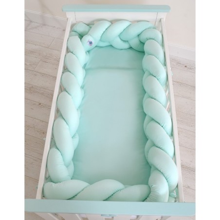 Punutud voodipehmendus XXL 360 cm, mint | FreshDesign.ee