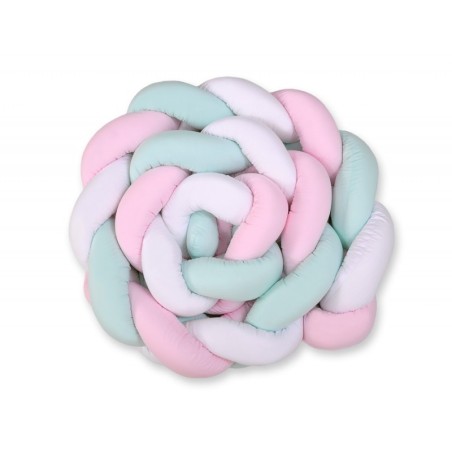 Punutud voodipehmendus XXL 360 cm, valge/m... | FreshDesign.ee