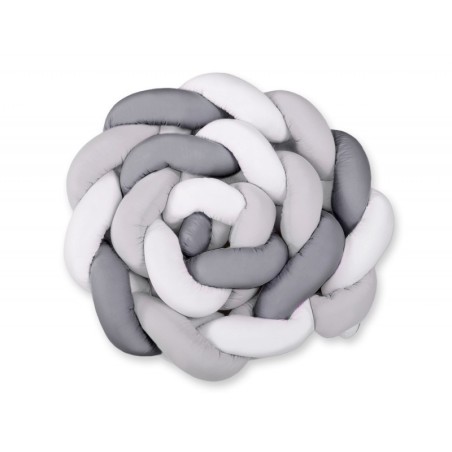 Punutud voodipehmendus XXL 360 cm, valge/h... | FreshDesign.ee