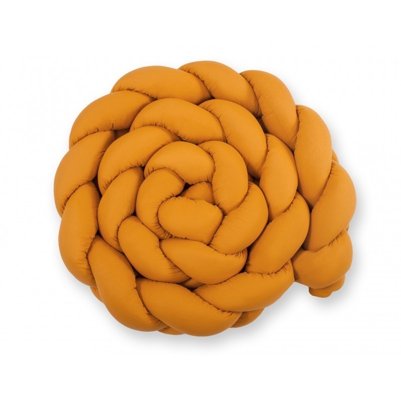 Punutud voodipehmendus XXL 360 cm, sinepikollane | FreshDesign.ee