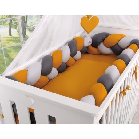 punutud voodipehmendus XXL 360 cm, sinepik... | FreshDesign.ee