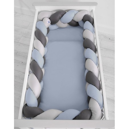 Punutud voodipehmendus XXL 360 cm, pastell... | FreshDesign.ee