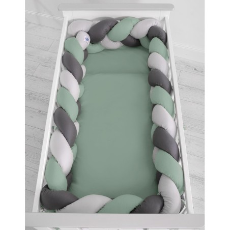 Punutud voodipehmendus XXL 360 cm, pastell... | FreshDesign.ee