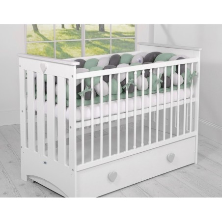 Punutud voodipehmendus XXL 360 cm, pastell... | FreshDesign.ee