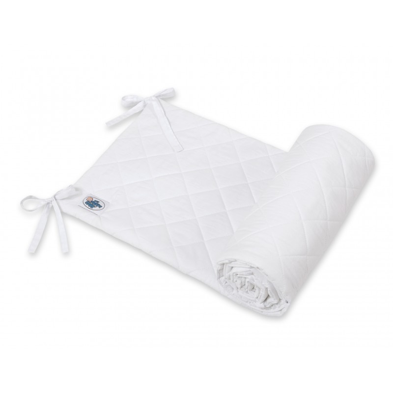 Tepitud voodipehmendus, valge | FreshDesign.ee