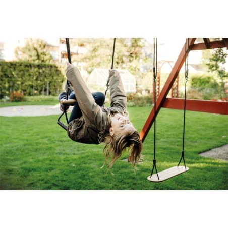 Trapets kiik - võimlemisrõngad "Black Line" | FreshDesign.ee