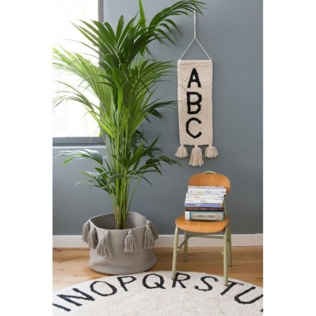 Pestav vaip Round ABC Natural Negro | FreshDesign.ee