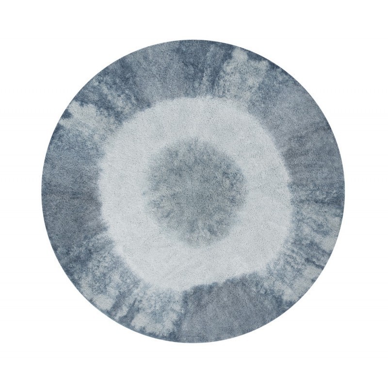 Pestav vaip Tie-Dye Vintage Blue Ø150 | FreshDesign.ee