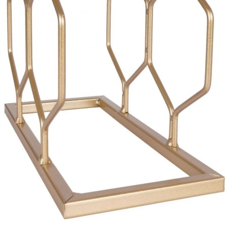 Veiniriiul kuldne metall 8 pudelile 23x48 cm | FreshDesign.ee