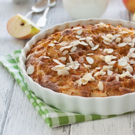 Keraamiline küpsetusvorm 24 cm valge