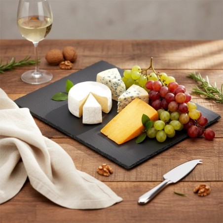 Ristkülikukujuline kivist kiltkivist serveerimisalus 40x30 cm