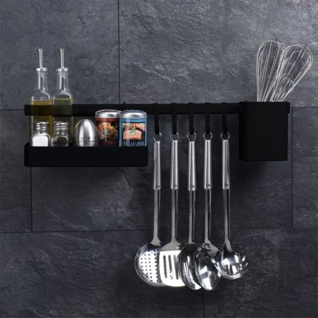 Köögiriiul must metall 60 cm | FreshDesign.ee