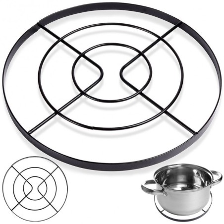 Metall must kuumaalus 23 cm | FreshDesign.ee