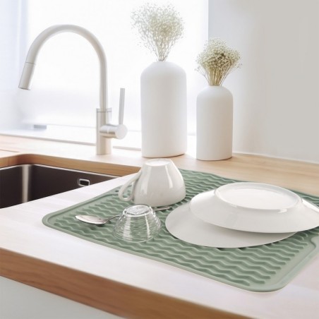 Nõrutusmatt roheline 40x30.5 cm | FreshDesign.ee