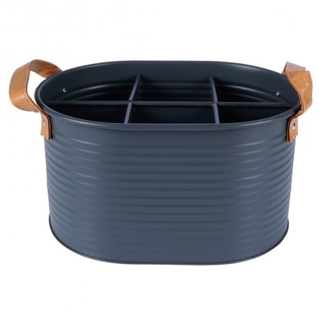 Pudelikorv, metall, hall | FreshDesign.ee