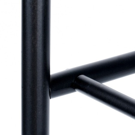 Jalanõuderiiul must metall 63x28x60 cm | FreshDesign.ee