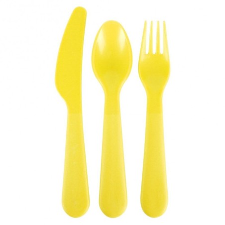 Plastik söögiriistad 6 inimesele, 18 tk | FreshDesign.ee