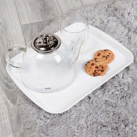 Valge plastikust serveerimisalus 35,5x27 cm | FreshDesign.ee