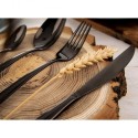 Söögiriistade komplekt 6 inimesele, must, 24 osa | FreshDesign.ee